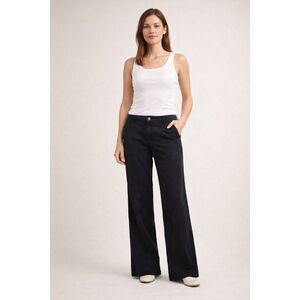 Old Navy Black Low Rise Bootcut Pants Womens Size 6 Stretch